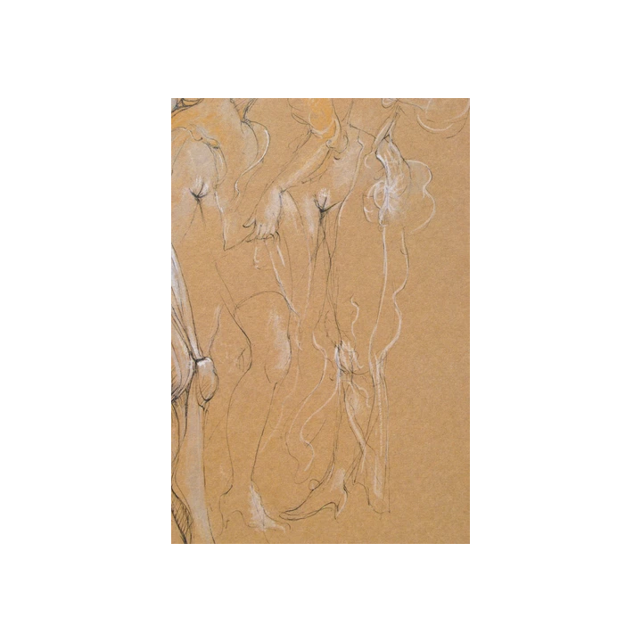 JANICK LEDERLE GRÈCE - FEMME ASSISE 1990 lithographie signée -