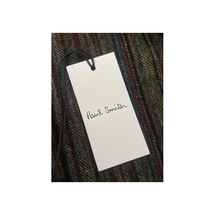 NOUVELLE ANNONCEPorte-Cartes Paul Smith Cuir Noir Logo Perforé 