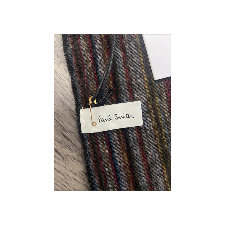 NOUVELLE ANNONCEPorte-Cartes Paul Smith Cuir Noir Logo Perforé 