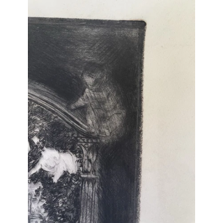 Léonor FINI  Couple Surréaliste LITHOGRAPHIE signée 1980  cer