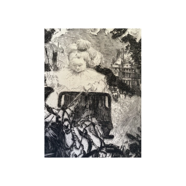 Léonor FINI  Couple Surréaliste LITHOGRAPHIE signée 1980  cer