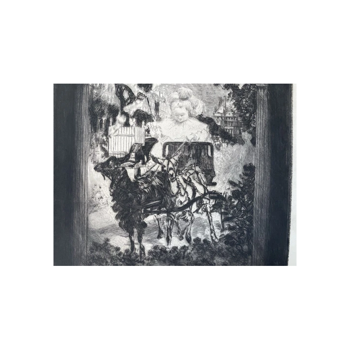Léonor FINI  Couple Surréaliste LITHOGRAPHIE signée 1980  cer