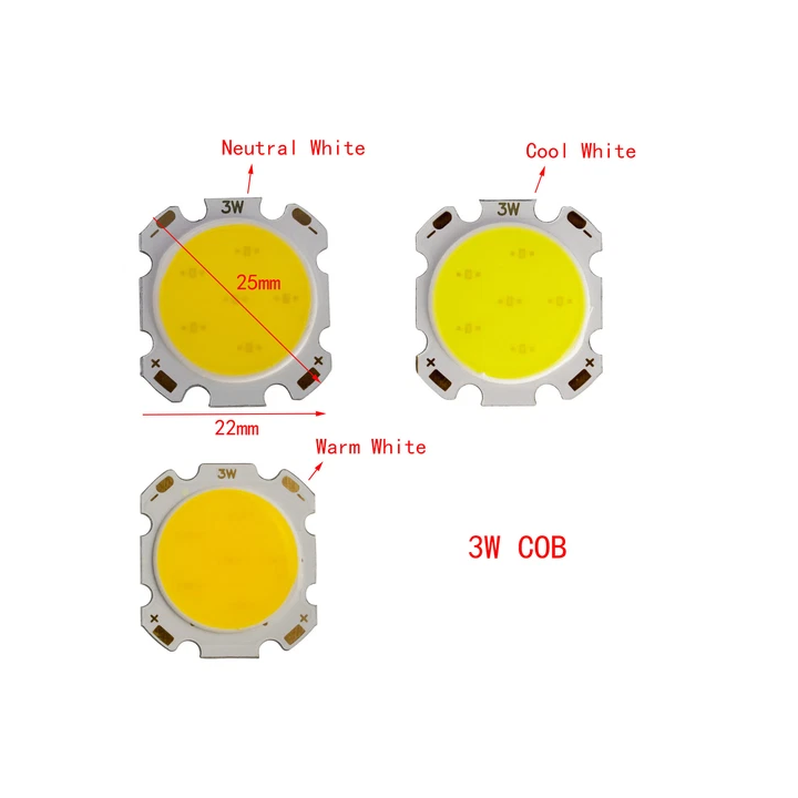 Spot LED Encastrable 230V 3W LED Spot Etanche Salle de Bain IP44
