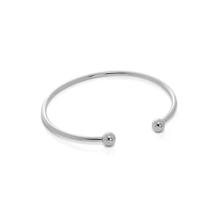 Bracelet rigide torsadé en Plaqué Or 18 carats - Diamètre 56 