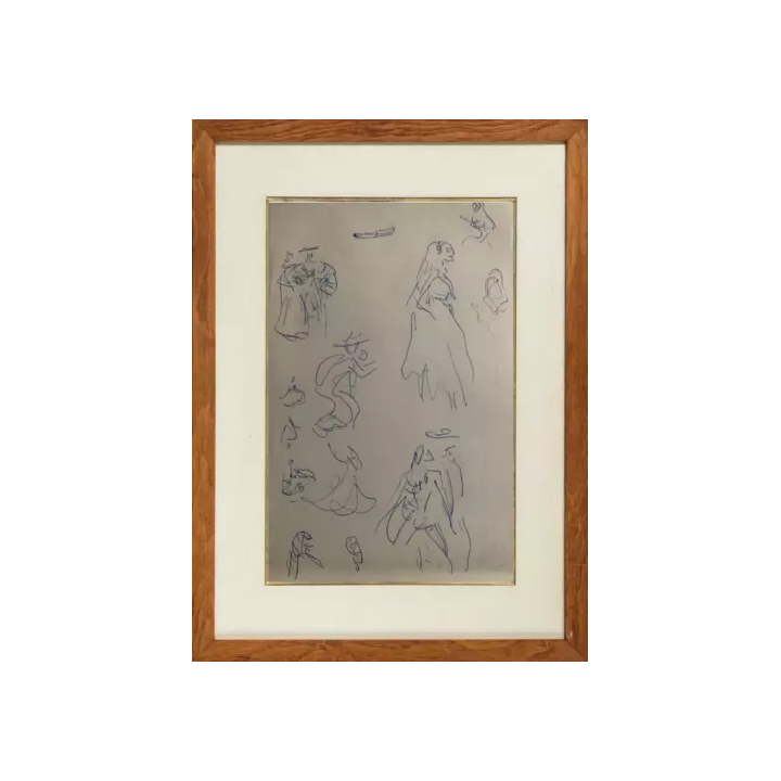 Jean-Michel FOLON  héliogravure Repos céleste  signée  art mo