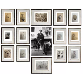 Jean COCTEAU lot 5 oeuvres offertes au Secours Populaire França