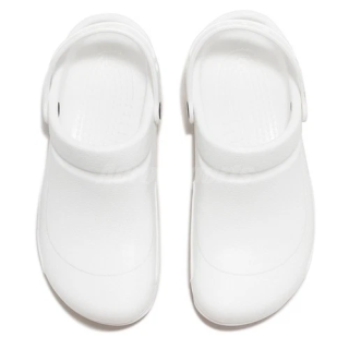 NOUVELLE ANNONCECrocs Bistro Black White Men Unisex Slip On Sand