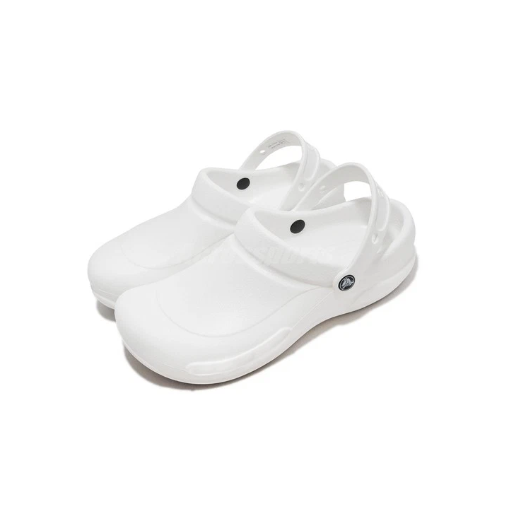 NOUVELLE ANNONCECrocs Bistro Black White Men Unisex Slip On Sand