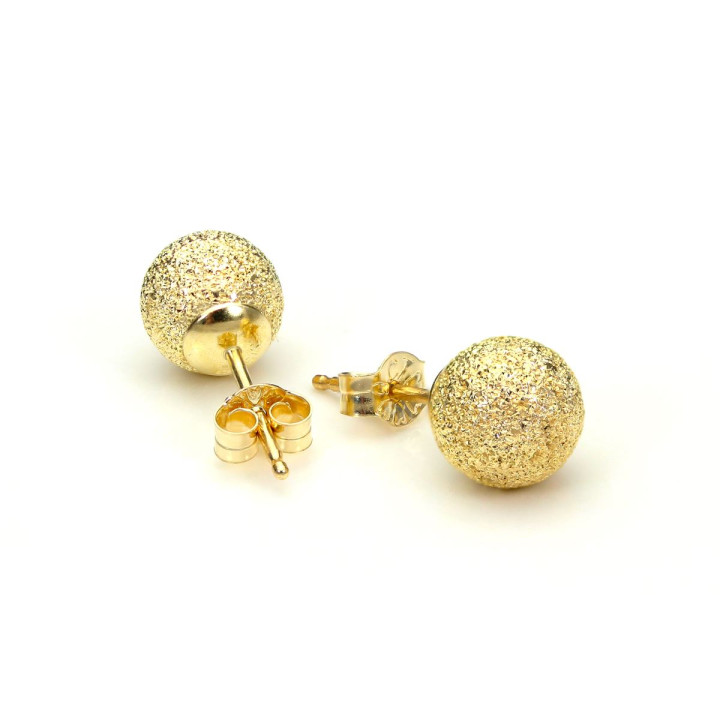 Boucle dOreille Créole en Or Jaune 9 Carats Diamètre 11mm - SH