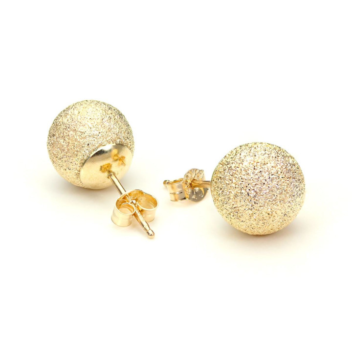 Boucle dOreille Créole en Or Jaune 9 Carats Diamètre 11mm - SH