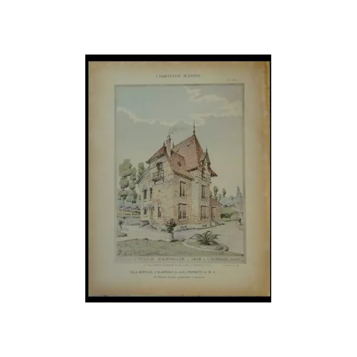 NOUVELLE ANNONCEPARIS 5 RUE DE LA FAISANDERIE - 1905 - 2 GRANDES