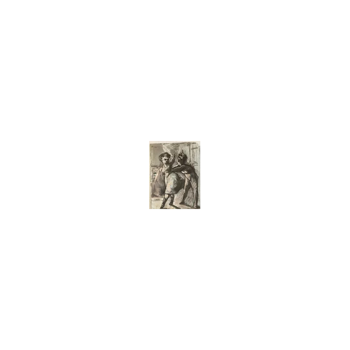 NOUVELLE ANNONCEBelle Peinture Huile Carton Portrait Barbe Expre