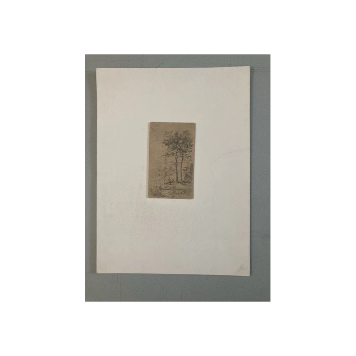 NOUVELLE ANNONCEEncre Lavis Sur Papier XIXe Expressionniste Expr