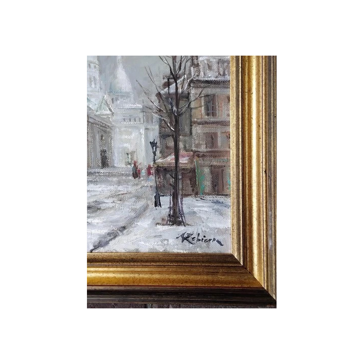 NOUVELLE ANNONCEBelle Peinture Gouache 1950 Nature Morte Motif F