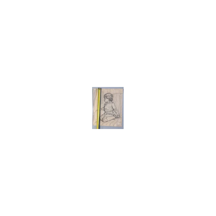 NOUVELLE ANNONCEBelle Peinture Gouache Affiche Projet 1950 Nuit 