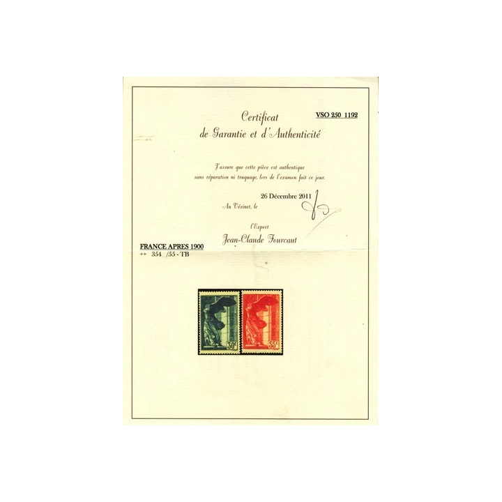 NOUVELLE ANNONCEFR1 Timbre n153 Orphelin - Neuf - Signé - cote 