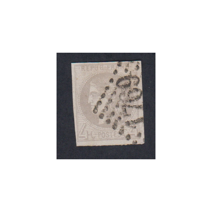 NOUVELLE ANNONCEFR1 Timbre France n49 -1870 Oblitéré signé co