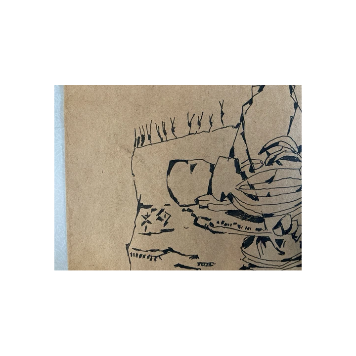 NOUVELLE ANNONCEBeau Dessin Oiseau Mine De Plomb Cubiste Cubisme