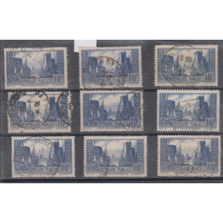 LOT 5 FEUILLES TIMBRES MARIANNE DE LAVENIR 010cts FRANCE 2025 50