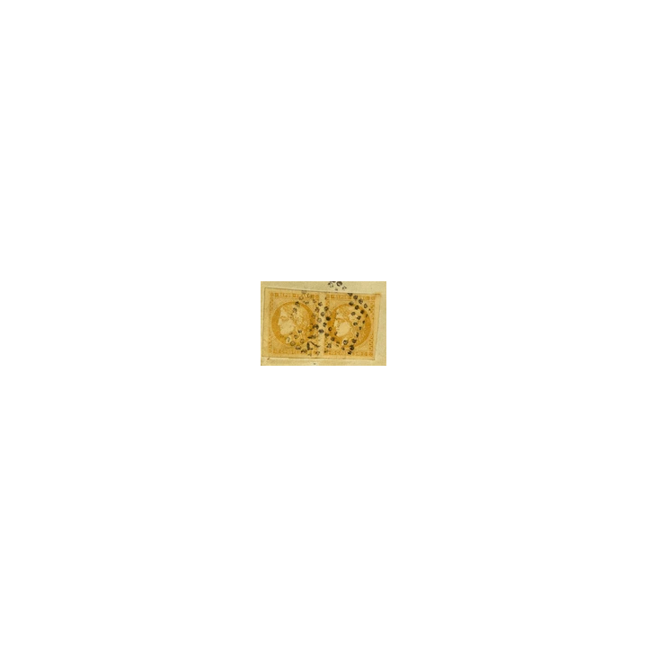 NOUVELLE ANNONCENAPOLEON YT 13  YT 14 x 2 Affr 50c sur Lettre de